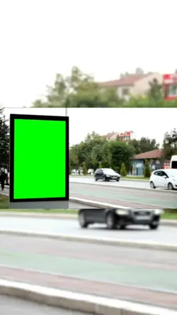 billboard green scre