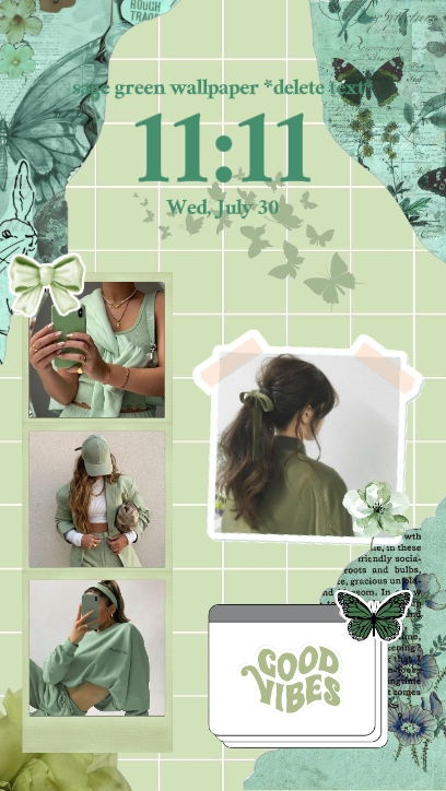 wallpaper hijau sage