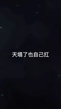 天塌了也自己扛