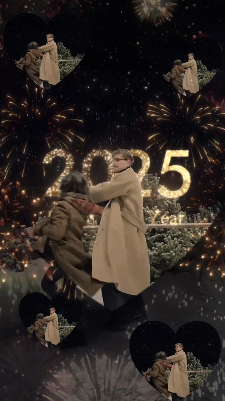 Hallo 2025 Neujahr