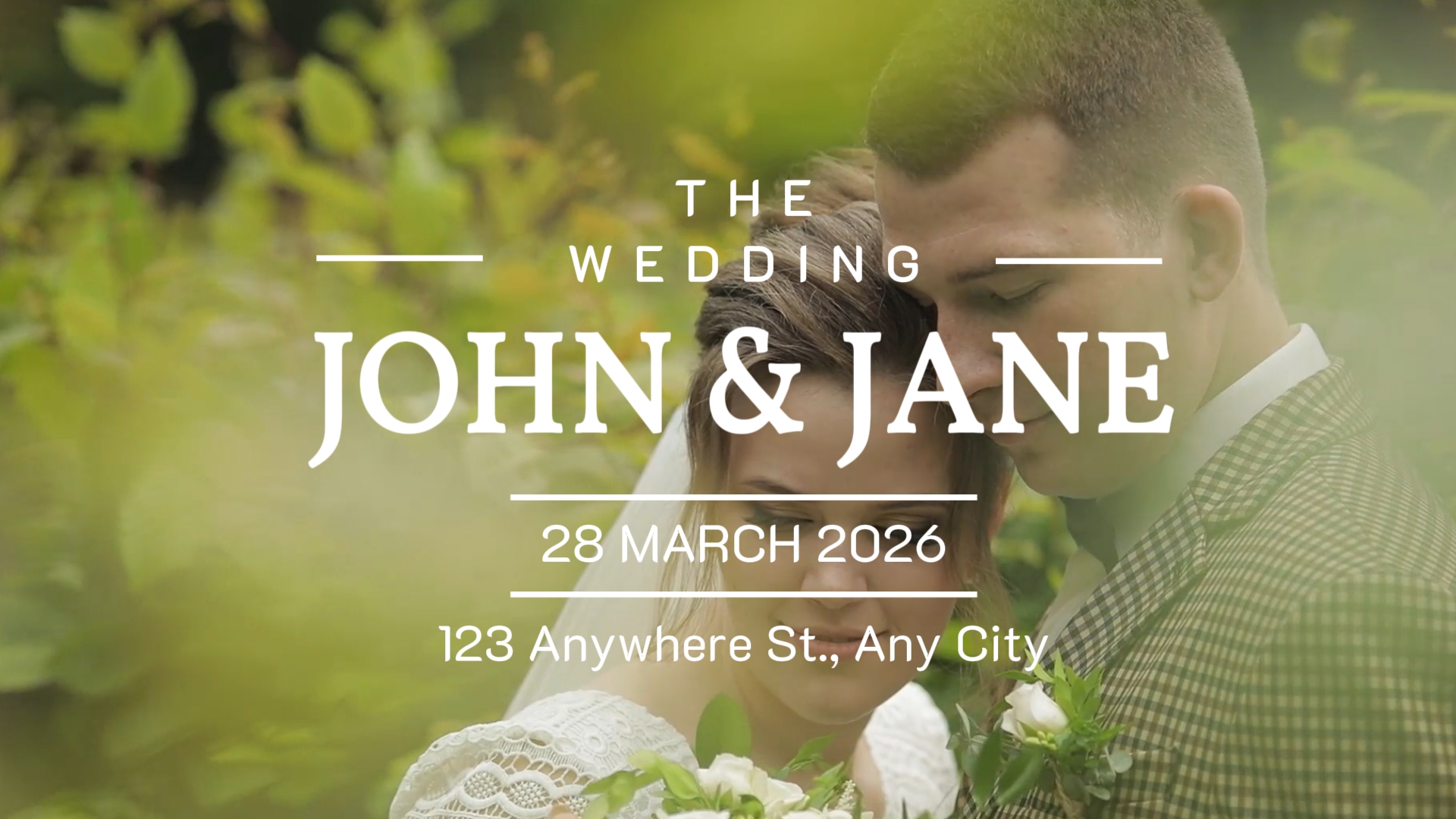 WEDDING INVITATION