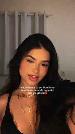 Morena do cabelão 