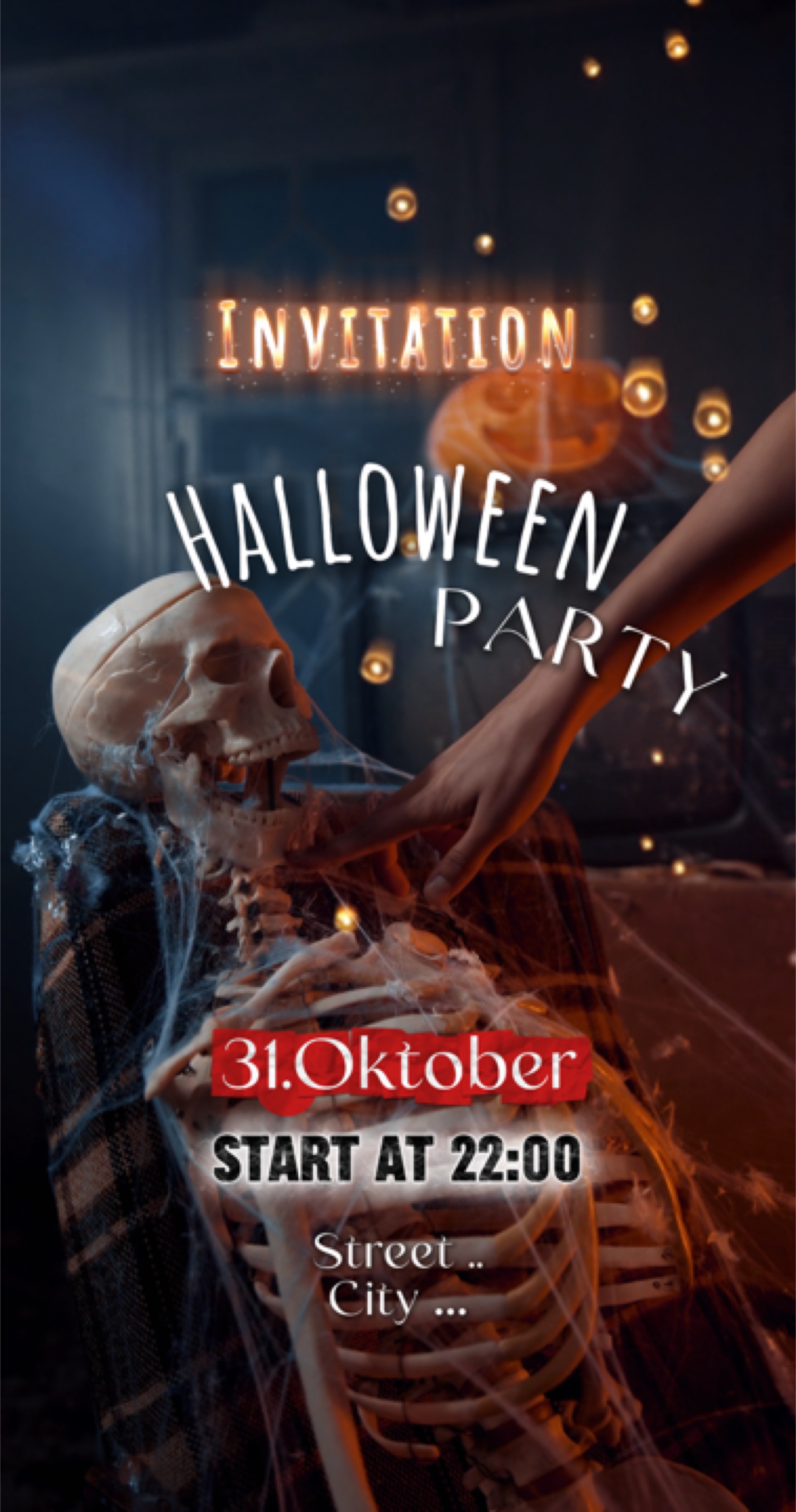 Einladung Halloween
