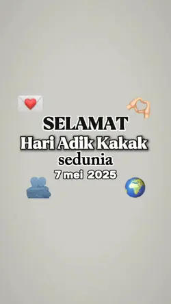 hari adik kakak