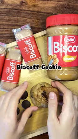 Soft cookie biscoff