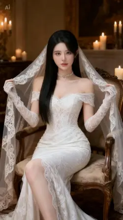Mẫu cô dâu AI
