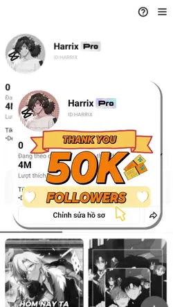 Thanks 50k Followers