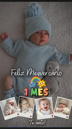 Mesversário 1 mês