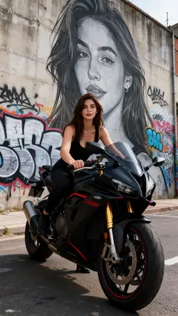 Graffiti with motor