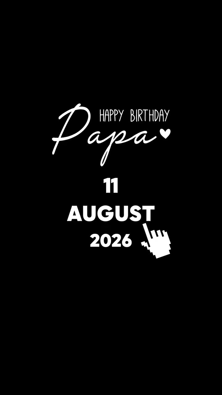 HBD PAI 11 DE AGOSTO