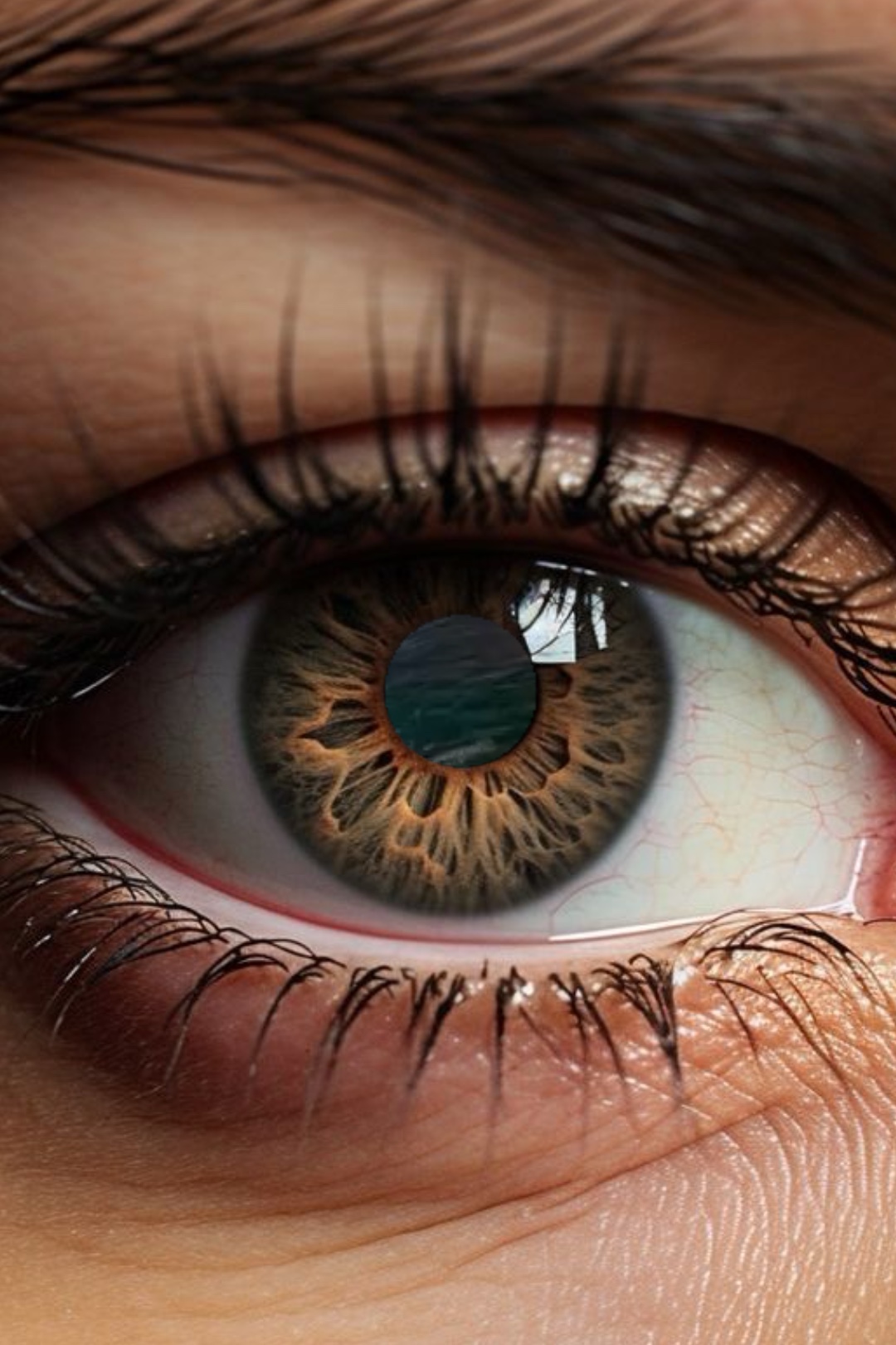 1 clip in eye