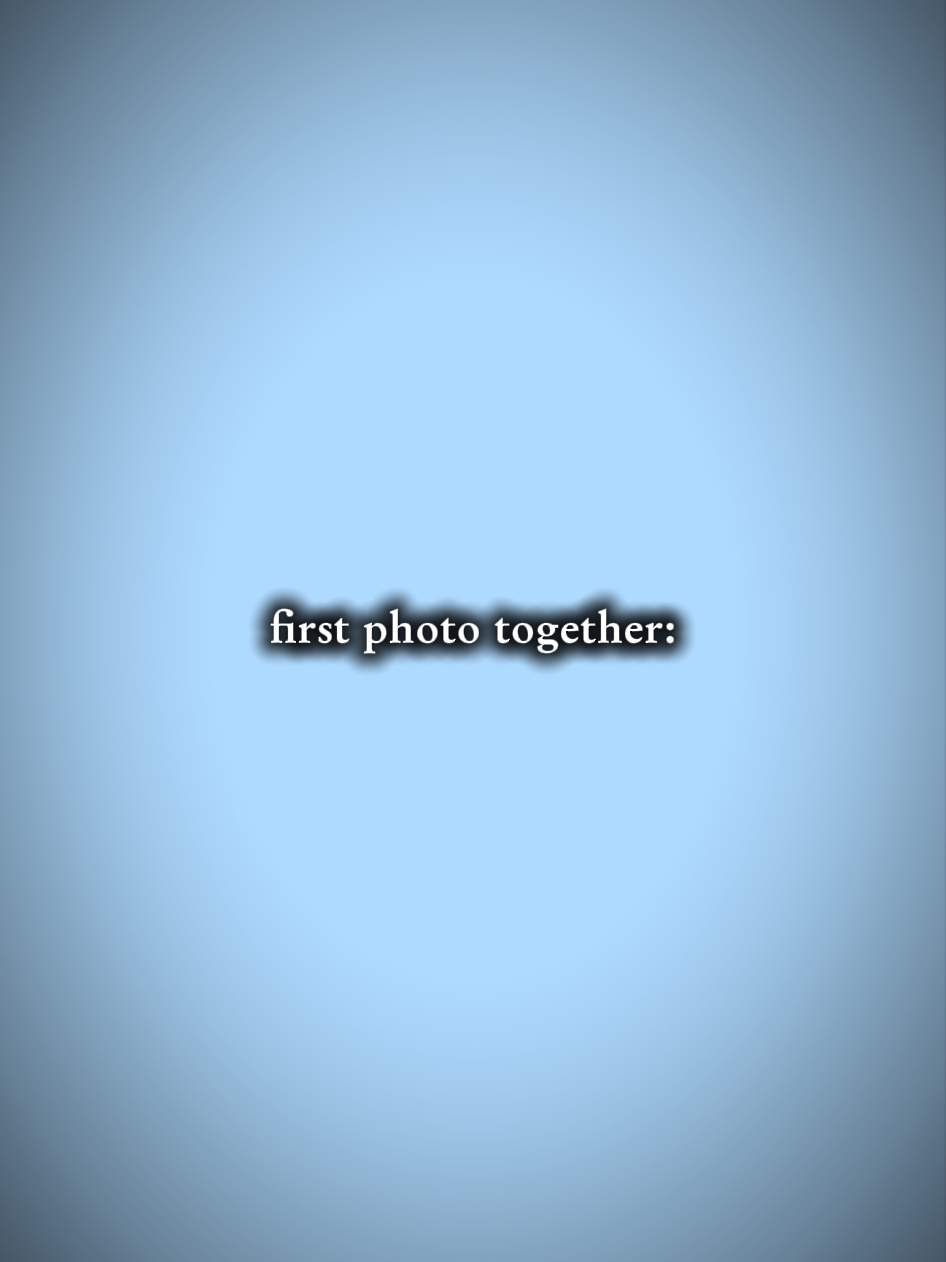 Primeira foto juntos 
