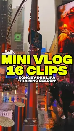 Mini Vlog 16 Clips