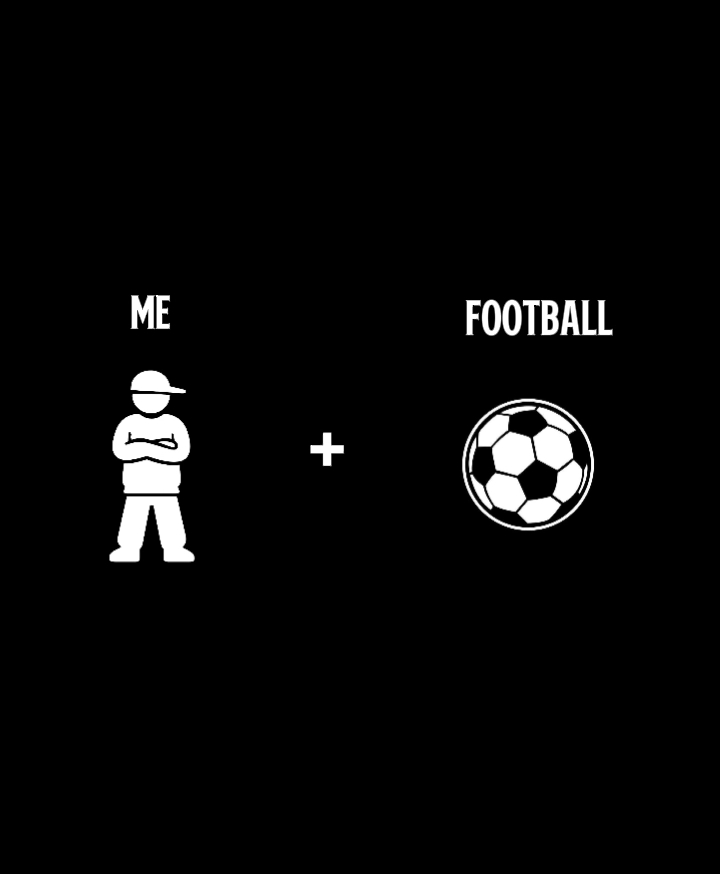 me + football