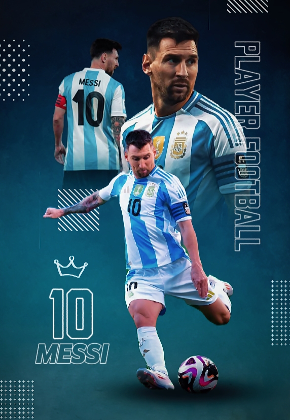 messi poster bola
