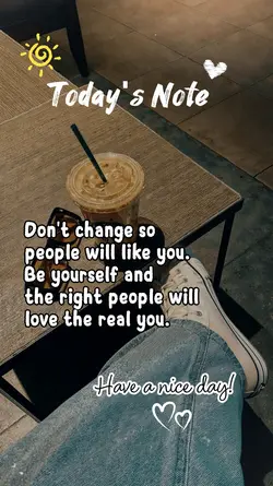 Be yourself