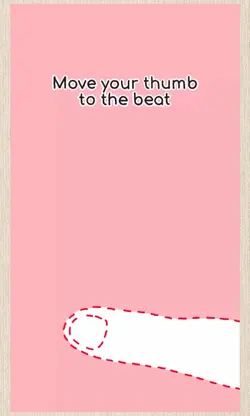 move your thumb