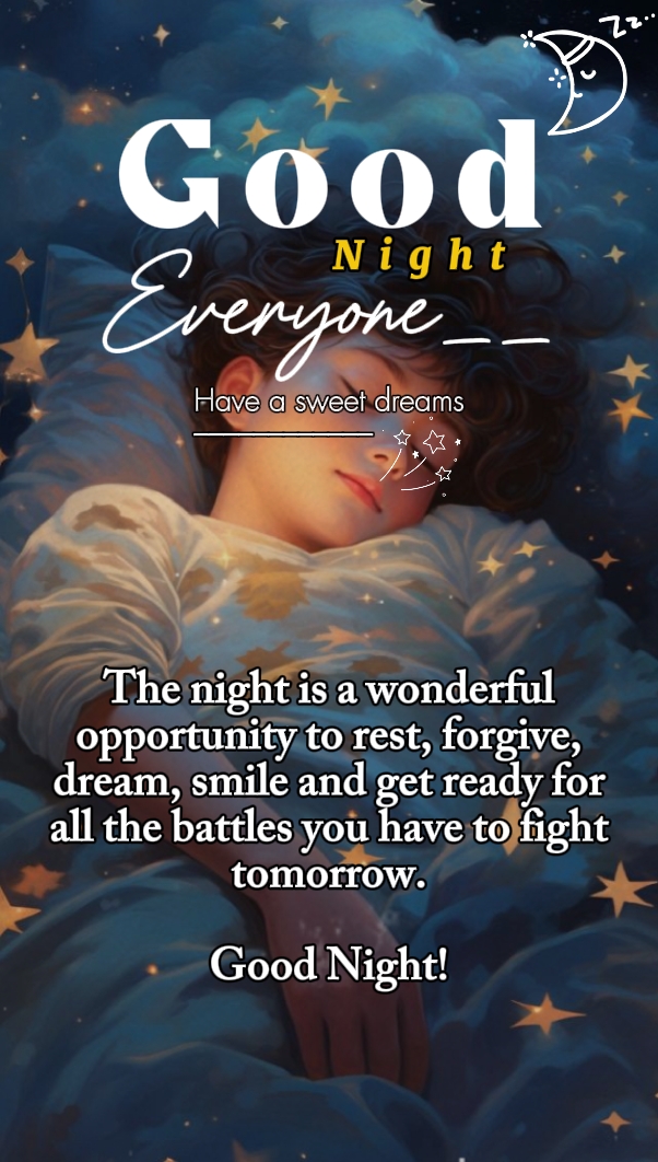 Good night everyone