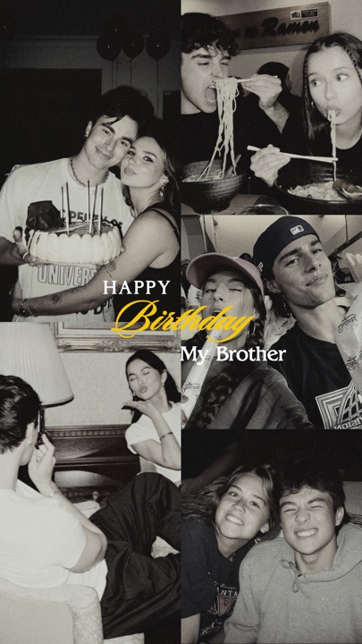 Anniversaire mon frère 