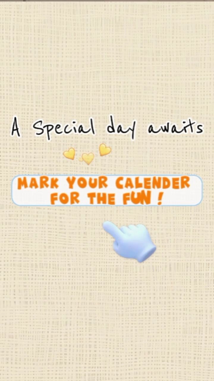 Um dia especial espera