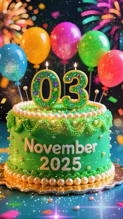 Birthday 3 Nov 2025
