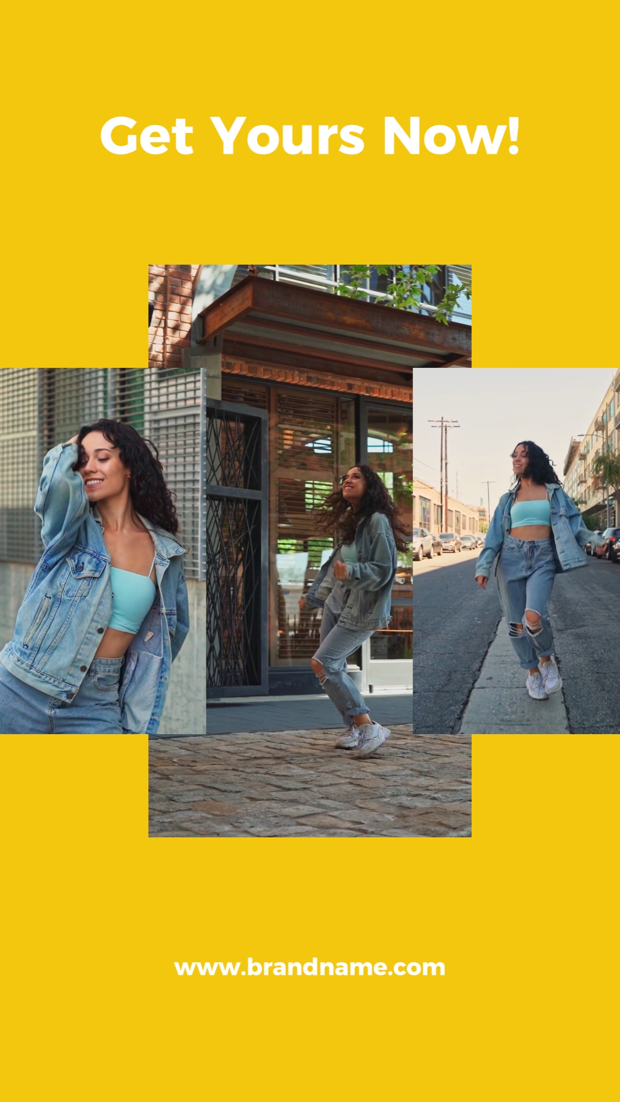 Giyim Endüstrisi Denim Ceket İş Şablonu