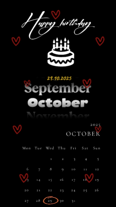 ULANG TAHUN 29 OKTOBER 