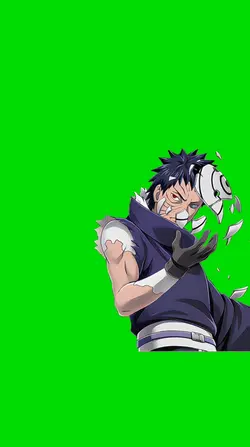 green screen obito