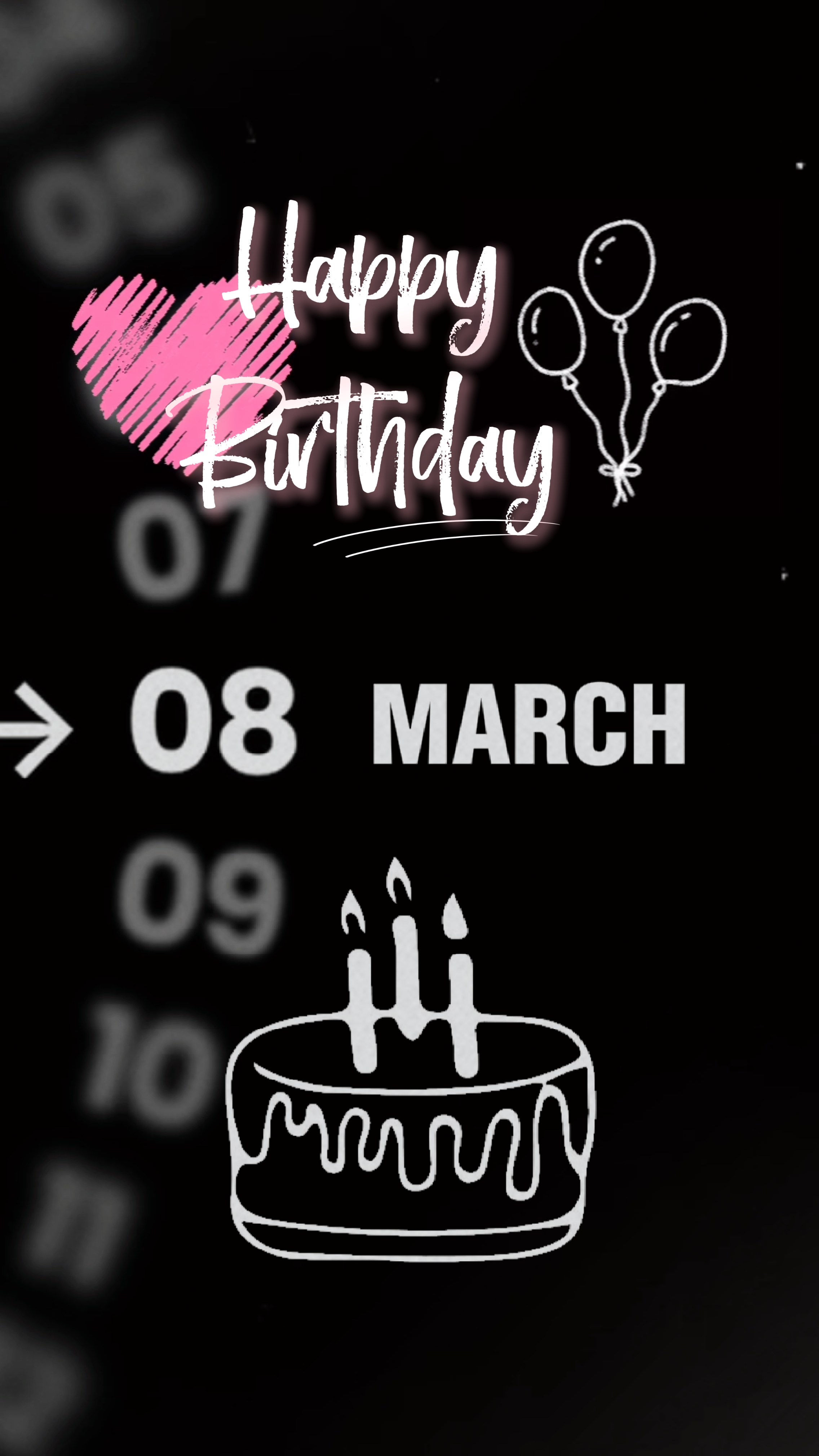 08 MARS ANNIVERSAIRE