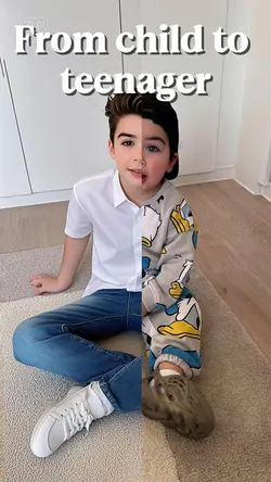 From child to teenag