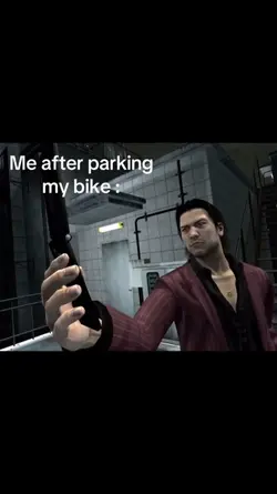 after parking bike
