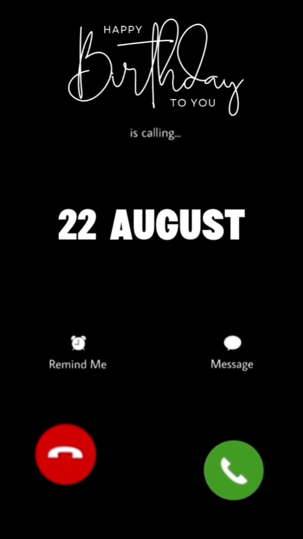 Birthday August 