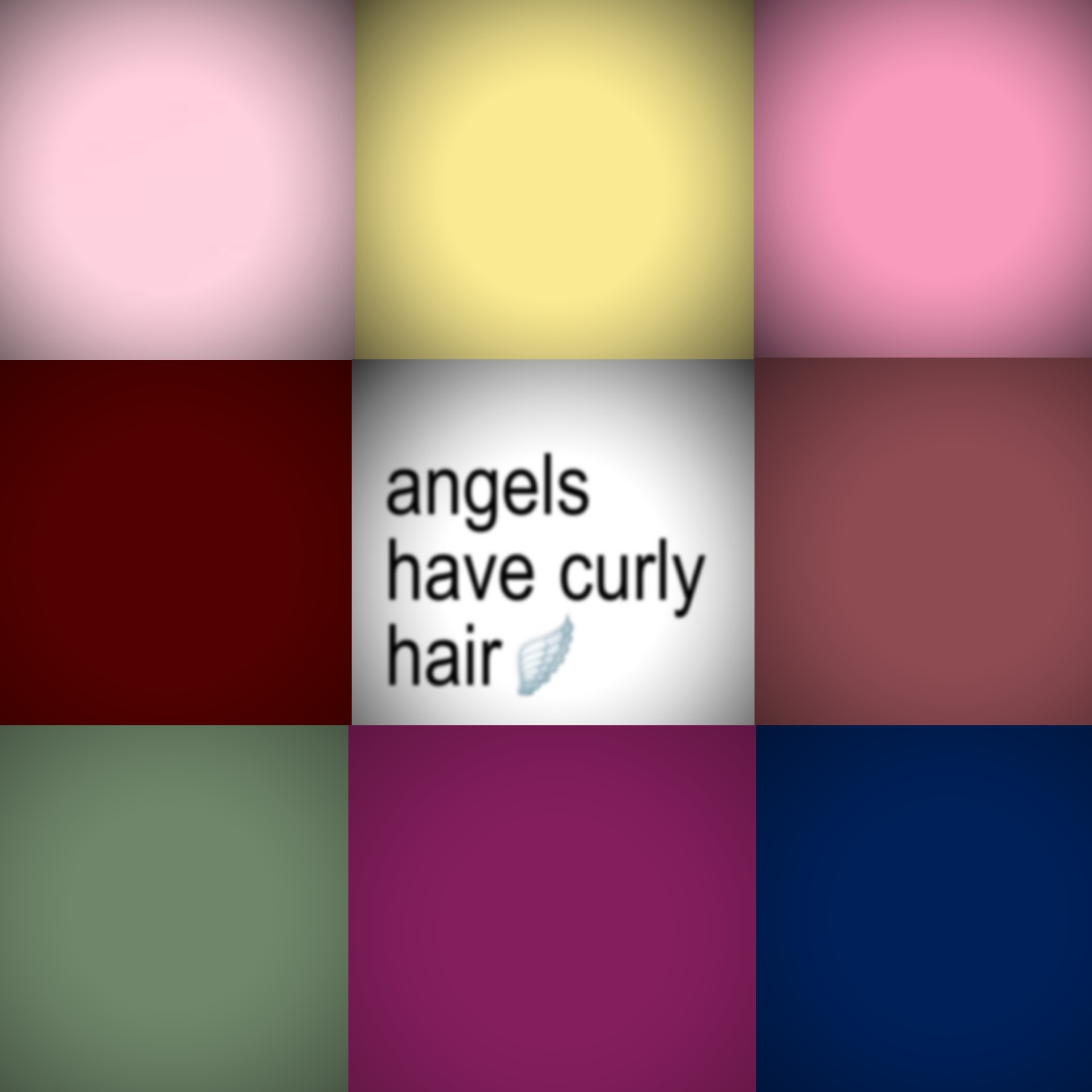Cabelo encaracolado.