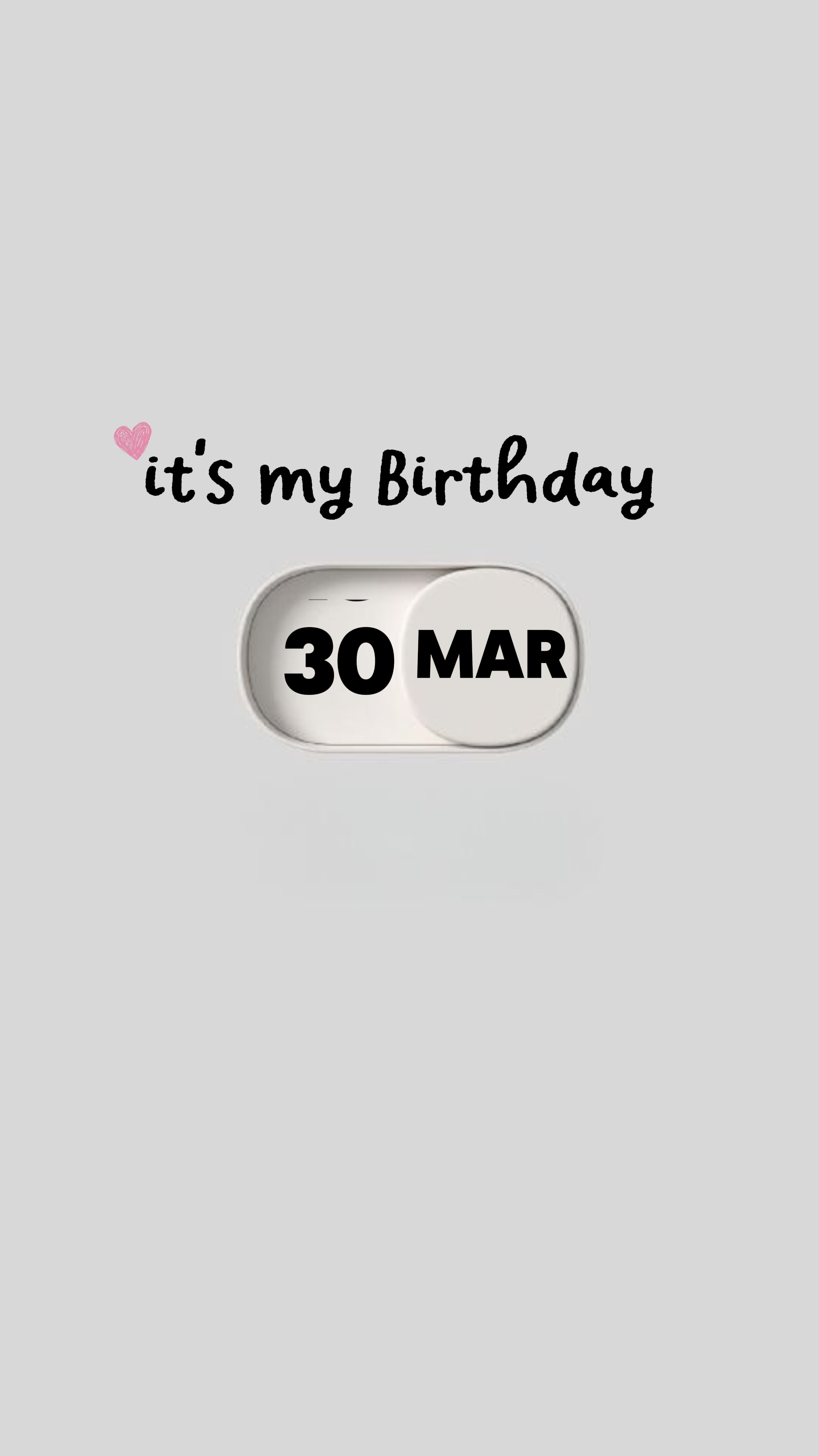 ANNIVERSAIRE 30 MARS