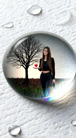 AI Water drop effect