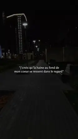 haine dans l'regard