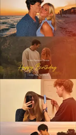 Birthday couple