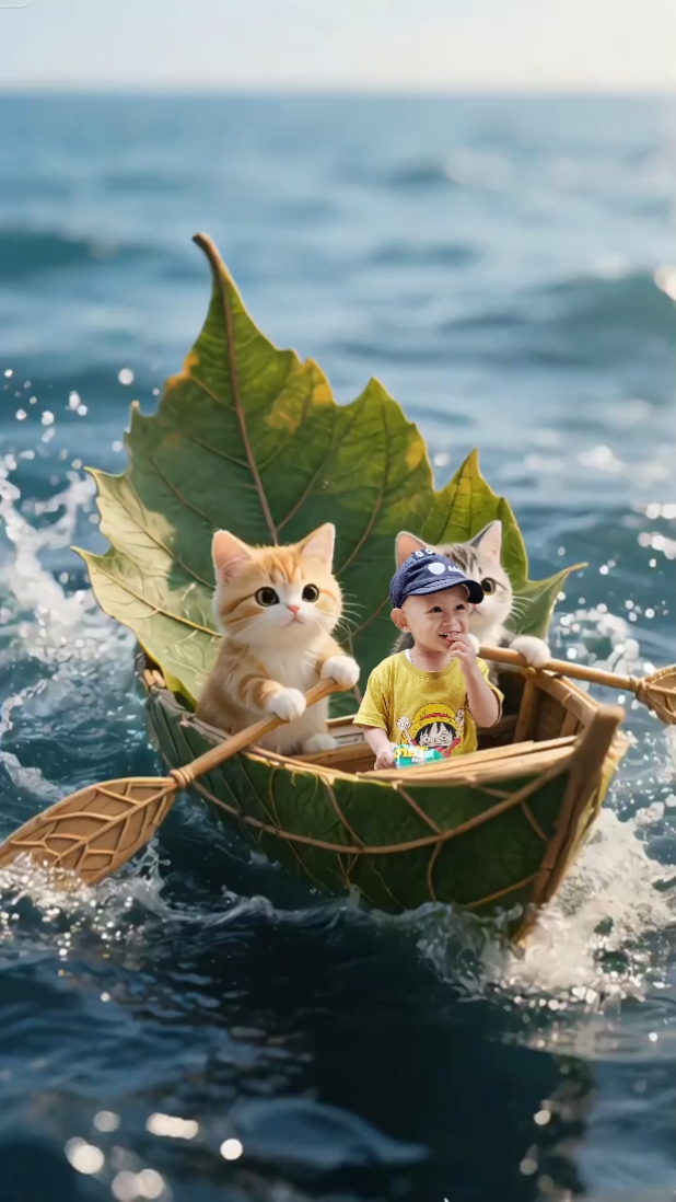 Barco en las olas