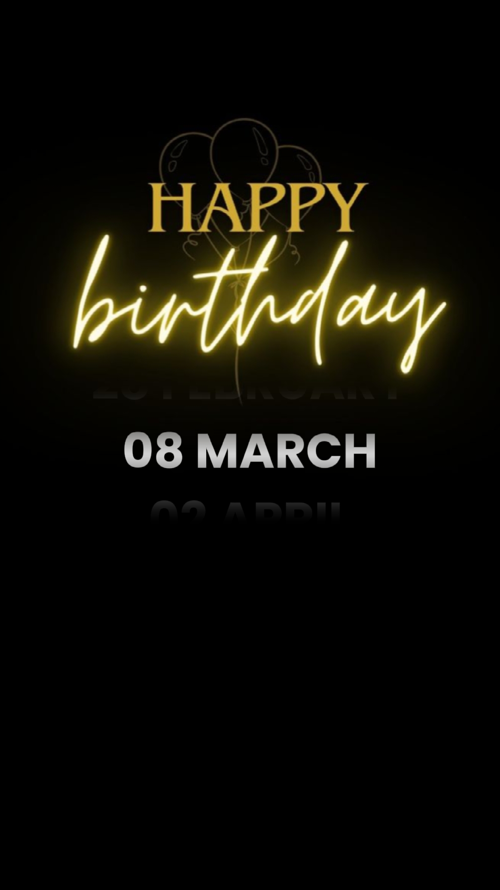 ANNIVERSAIRE 8 MARS 