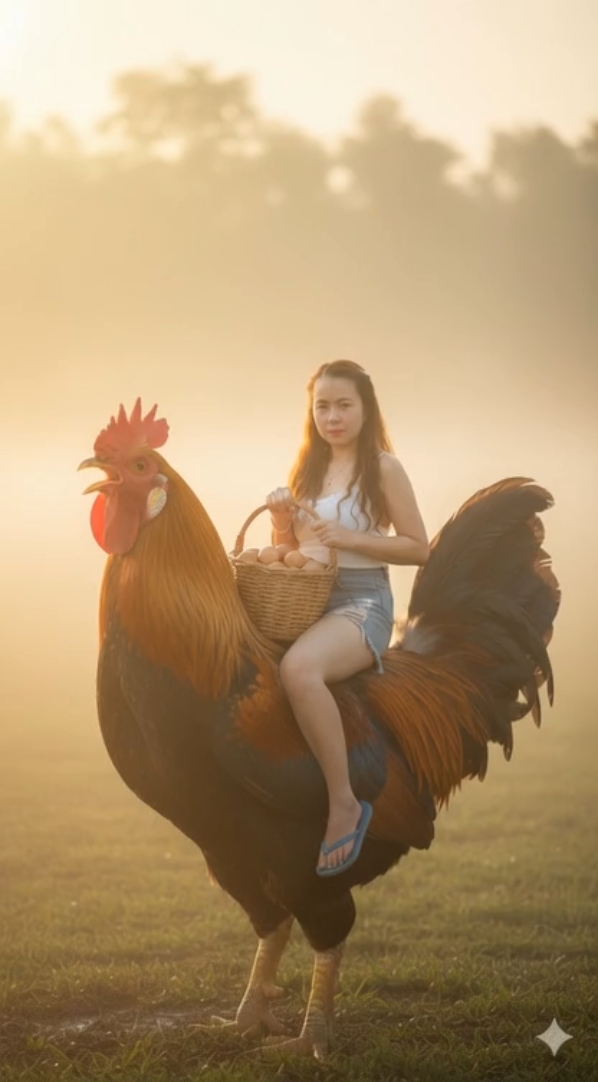 Poulet géant 
