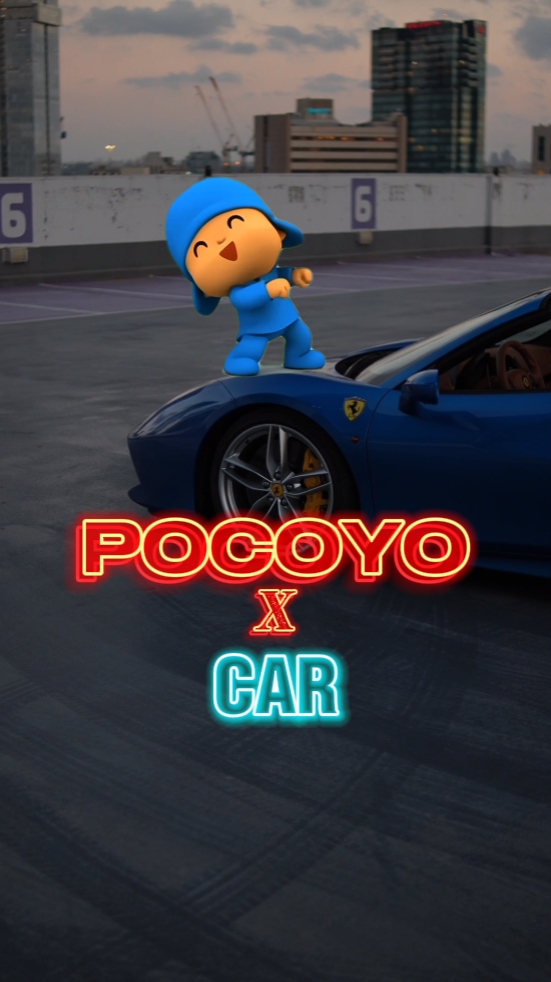 Pocoyo x car