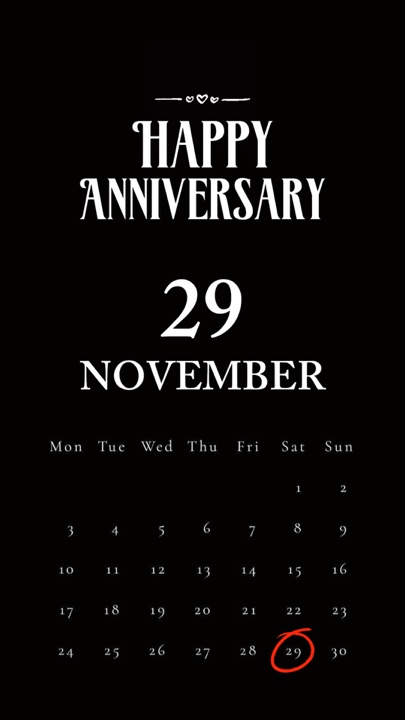 ANNIV 29 DE NOVEMBRO 