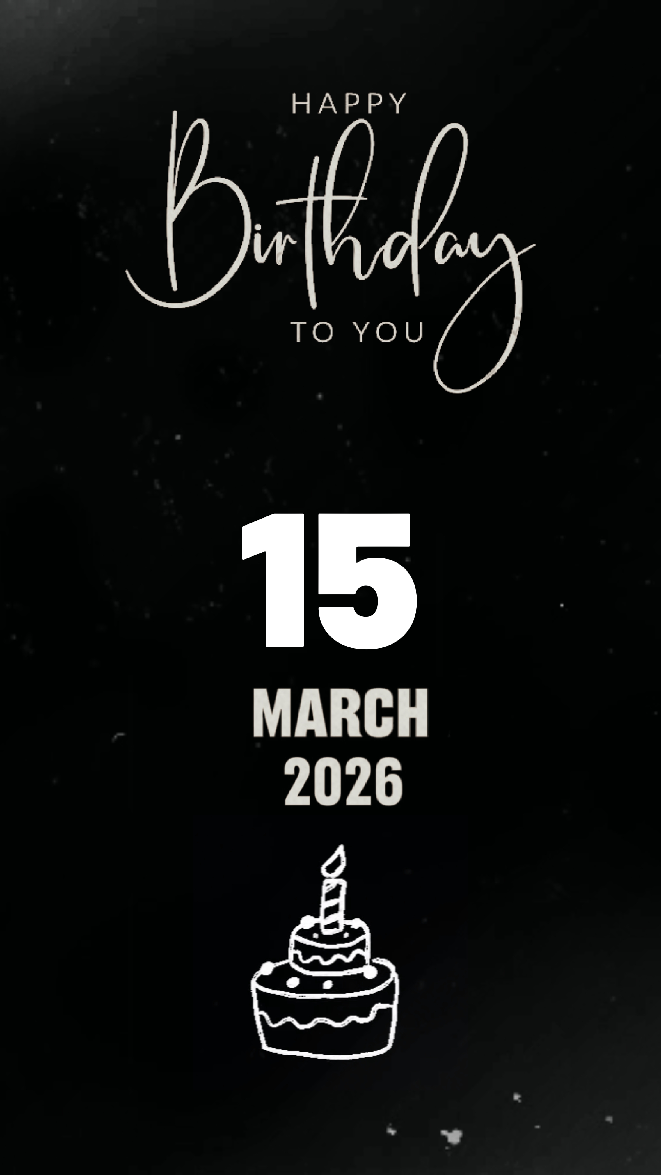15 MARS ANNIVERSAIRE