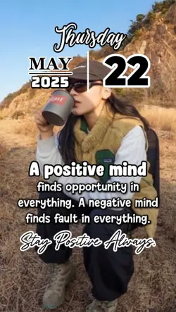 A POSITIVE MIND