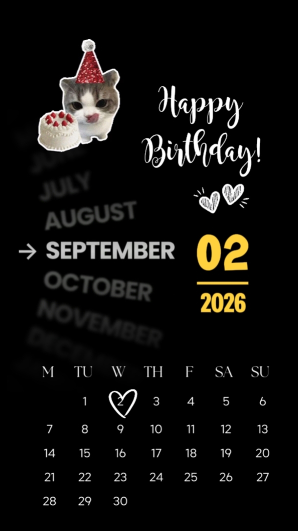 Birthday Sept 02 