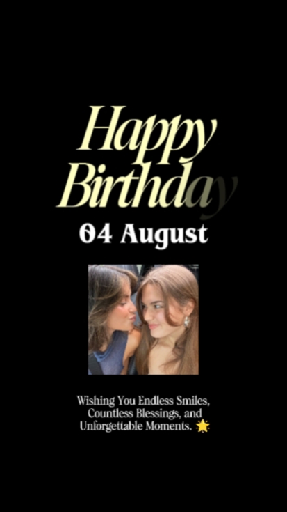 Birthday 4 August