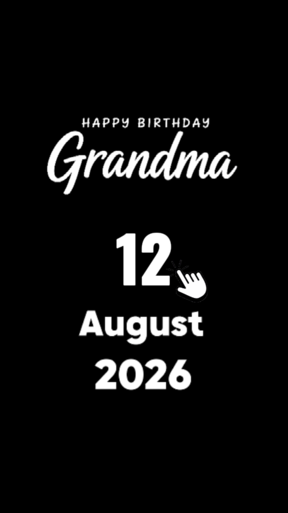 FELIZ CUMPLEAÑOS ABUELA 12 DE AGOSTO