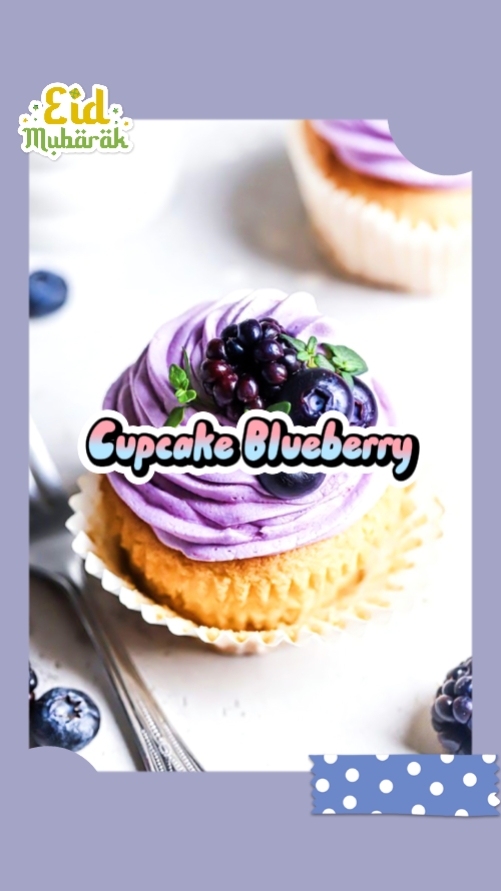 Cupcake de mirtilo