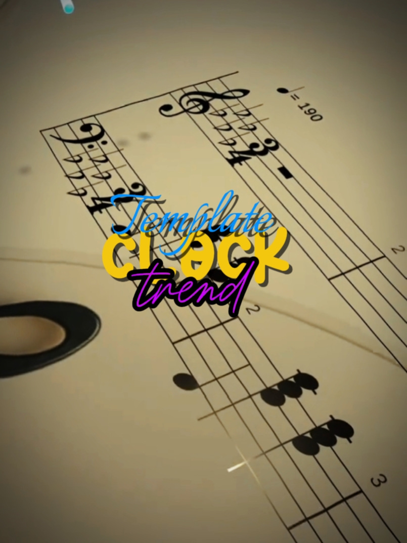 clock trend template