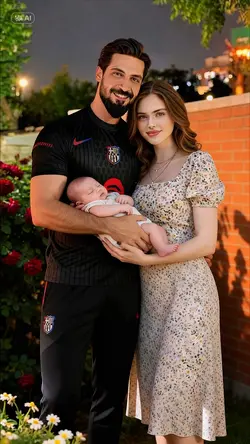 Couple with baby 